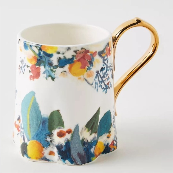 Anthropologie Other - RARE Anthropologie Botanica Floral Mug Cup